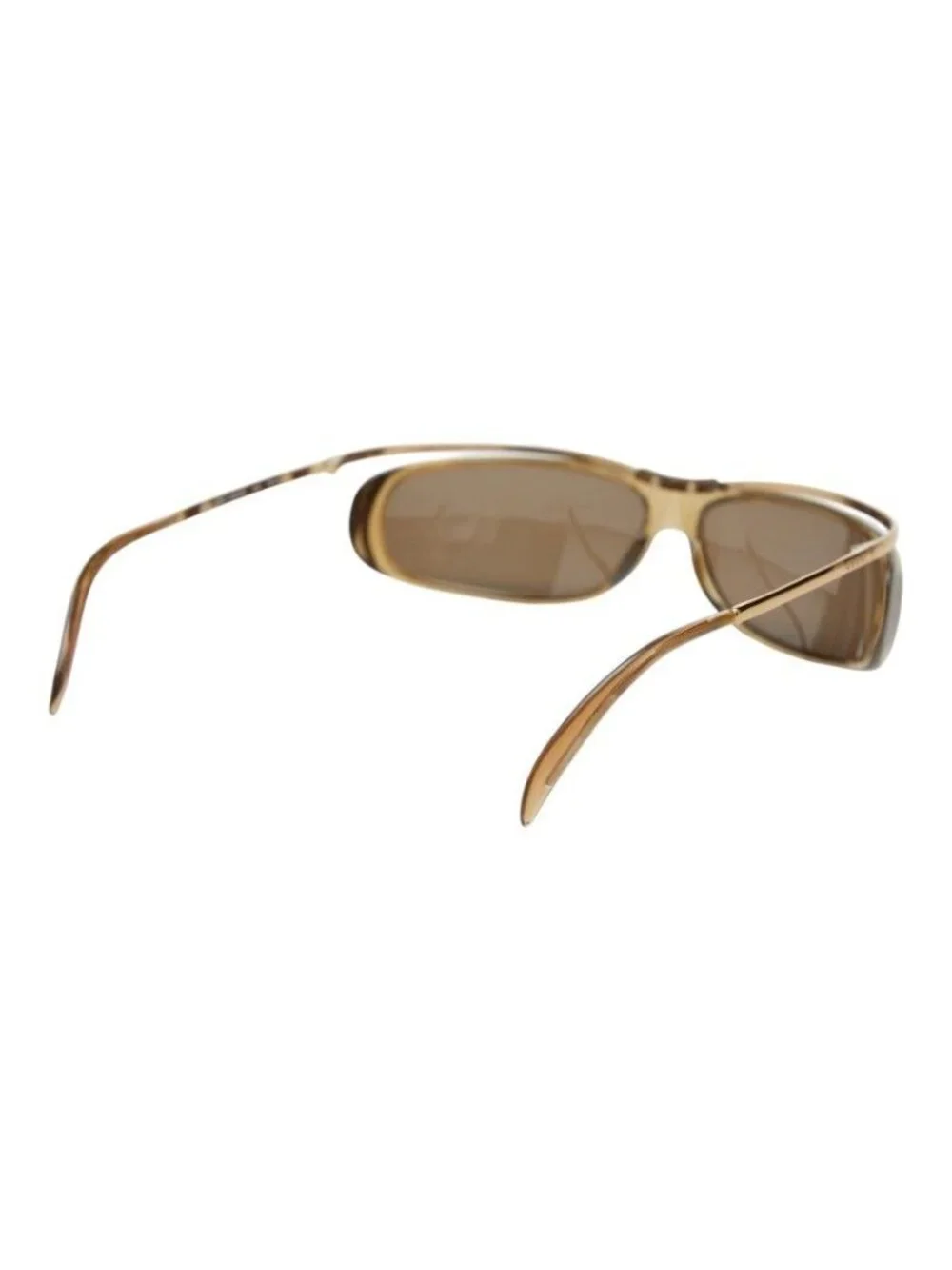 Gucci Sunglasses Eyewear S Clear Brown Gold Acetate Plated